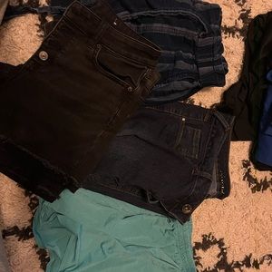 Jeans and shorts